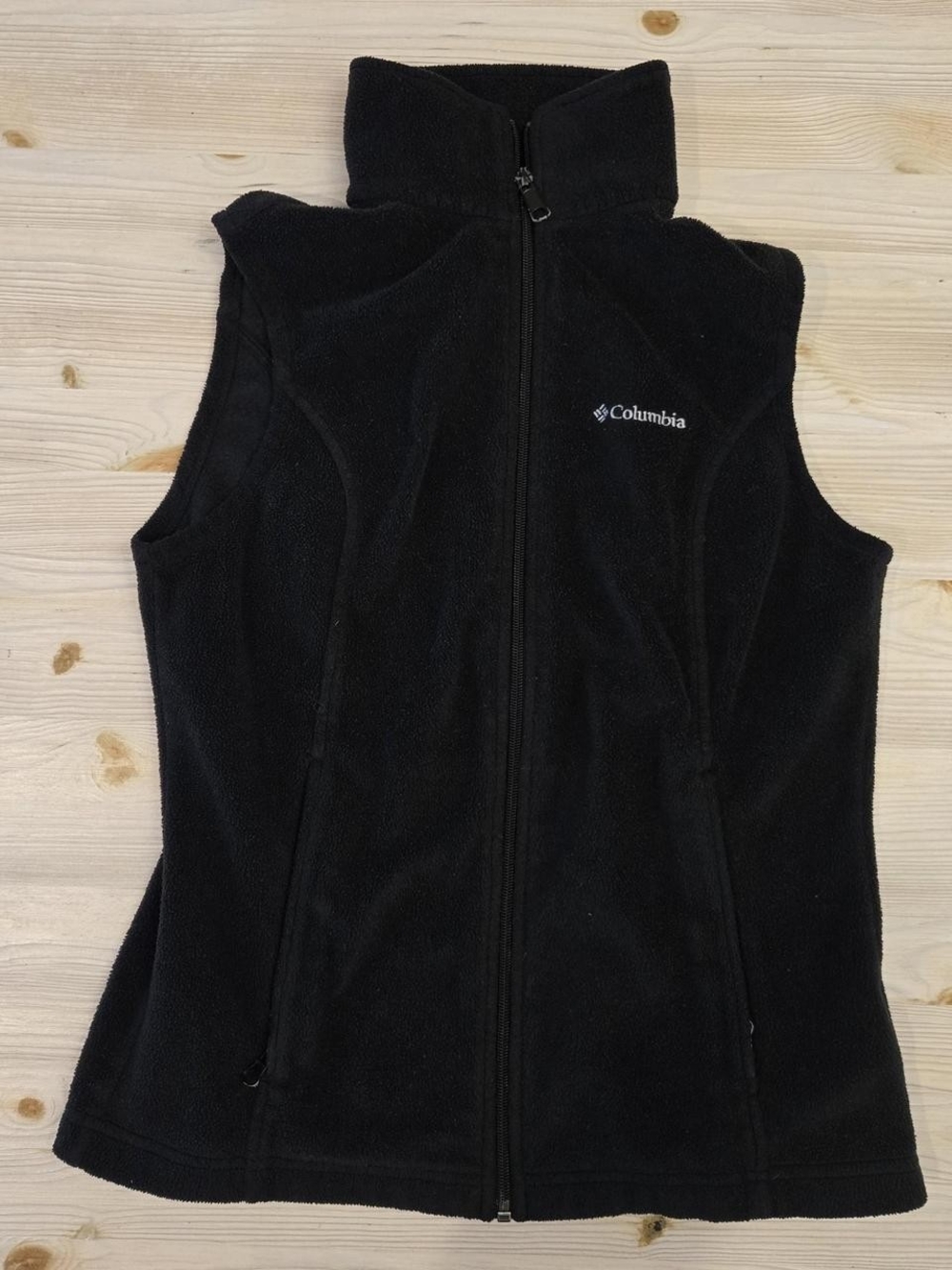 Columbia Women's Black Fleece Vest - Full Zip
